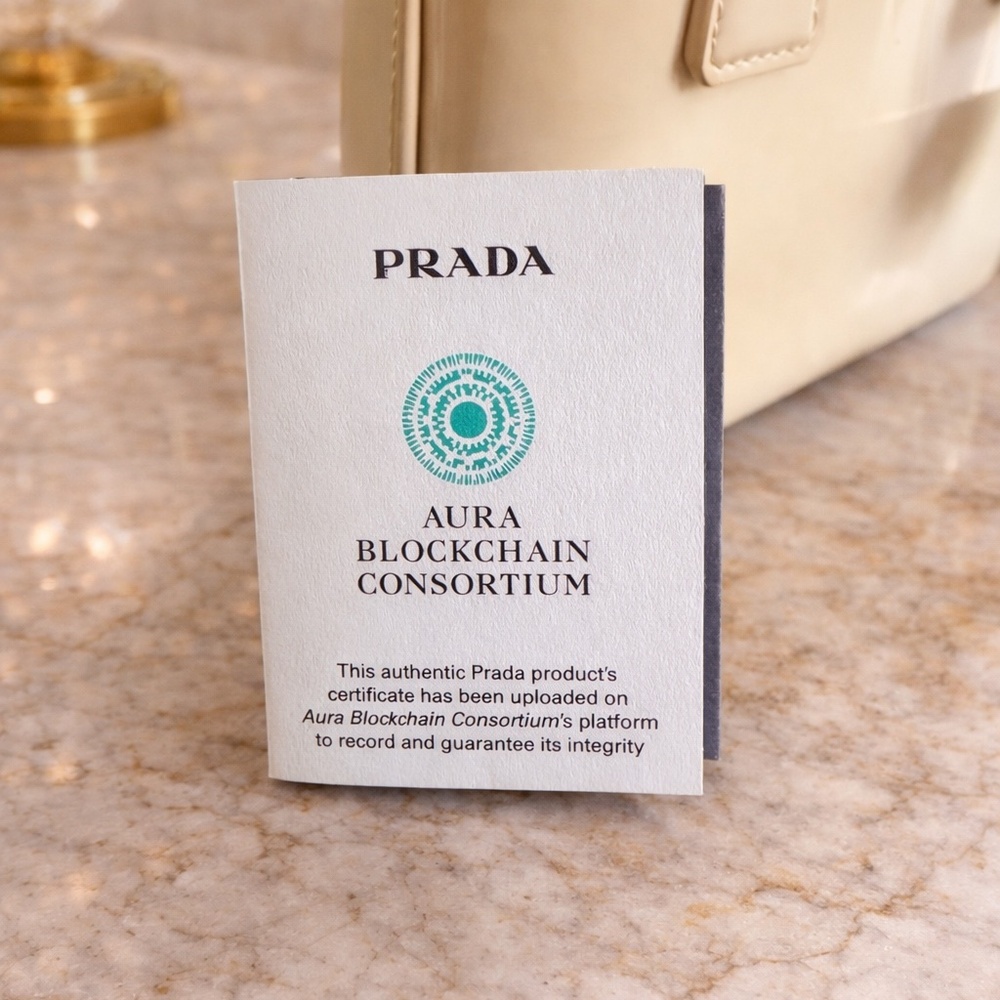 2021 Cream Prada Leather Bag - Picture 5 of 5